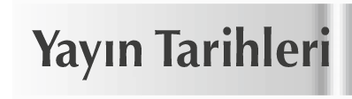 Erscheinungstermine